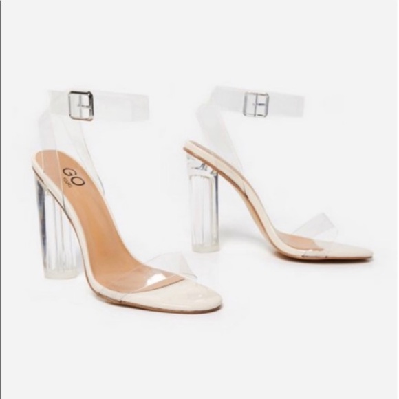 EGO Official Shoes | Clear Nude Heels - Picture 6 of 6